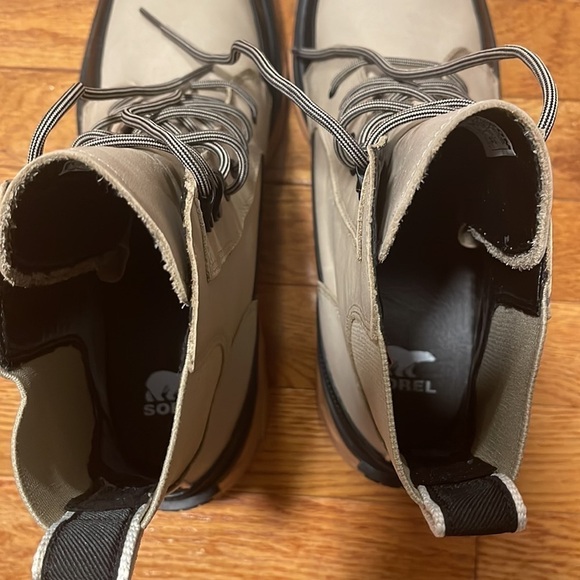 Sorel Brex Lace-Up Boots Sandy Tan / Black Rare Free People Color - Picture 6 of 11